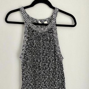 Anthropologie Moth Cotton Sleeveless Tunic Knit Sweater